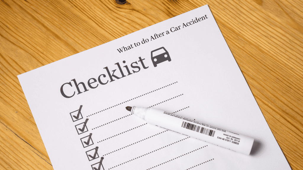 What to Do After a Car Accident Checklist