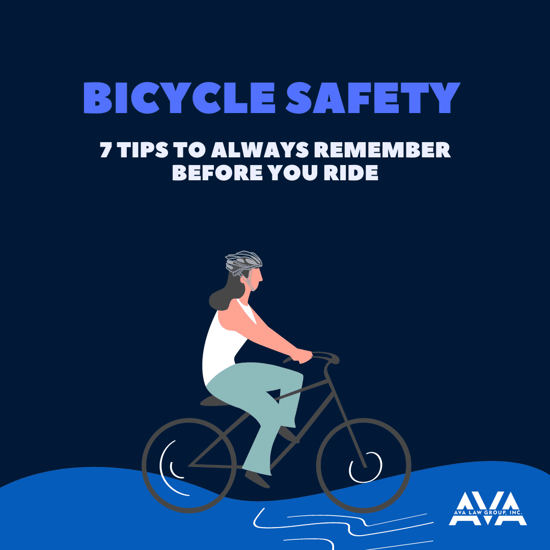 Bicycle Safety: Before You Ride - AVA Law Group - 1.800.777.4141