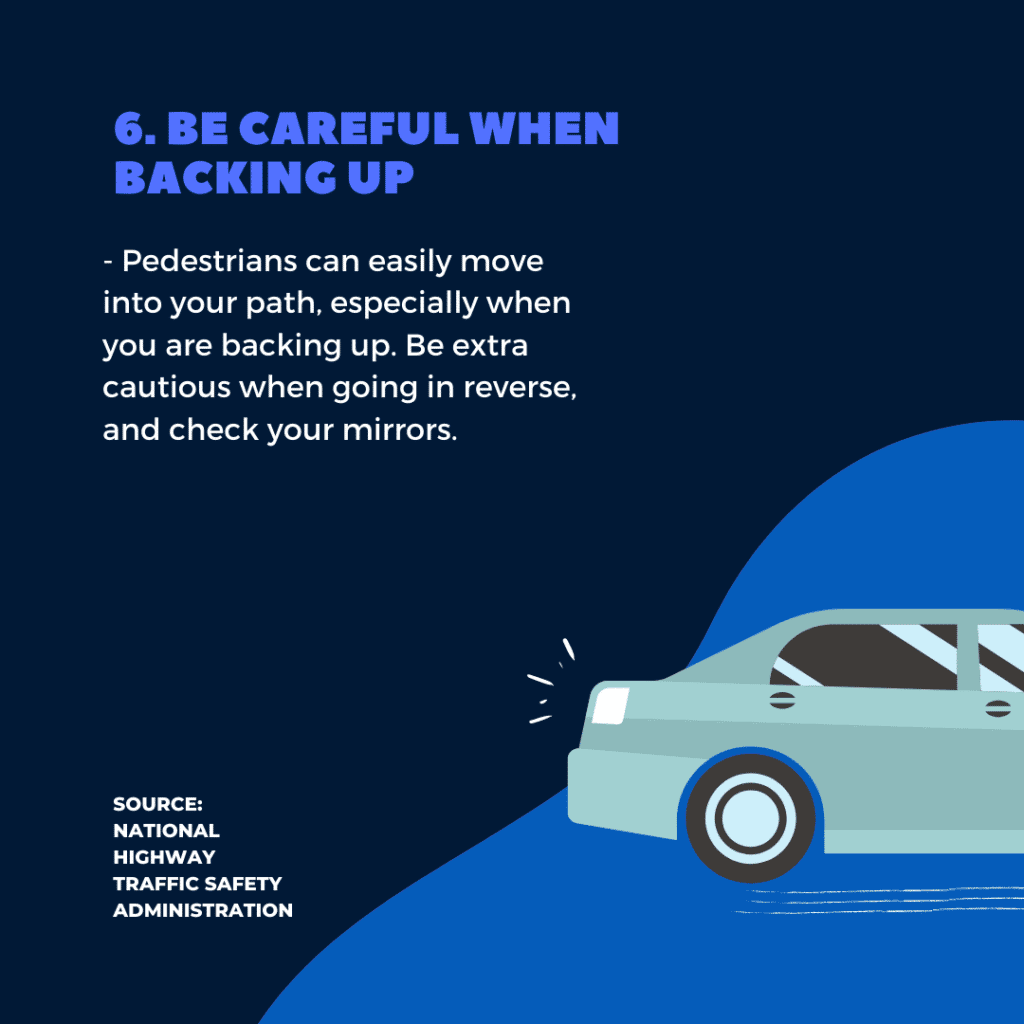 car backing up graphic