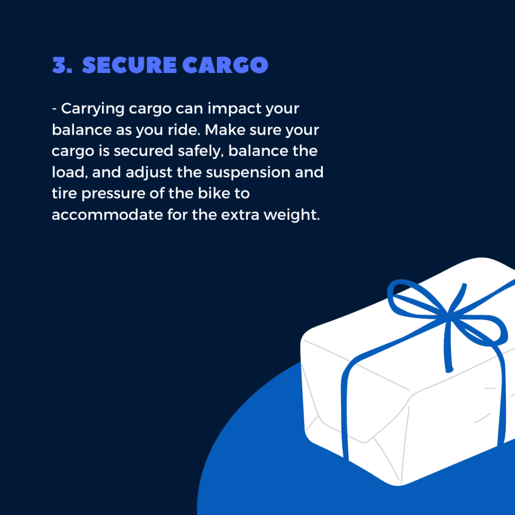 package on motorcycle graphic