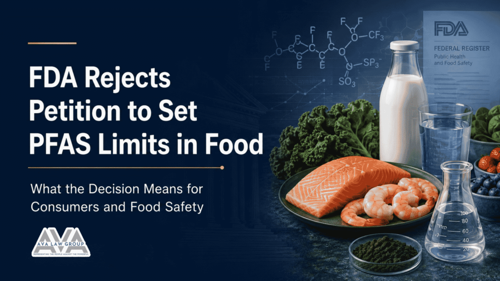 FDA Rejects Petition to Set PFAS Limits in Food