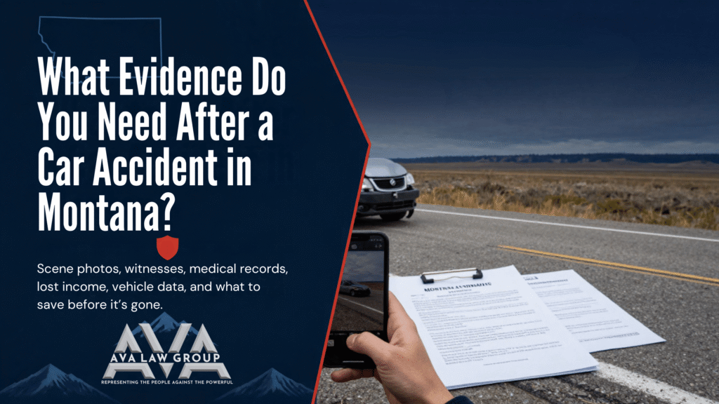 What Evidence Do You Need After a Car Accident in Montana